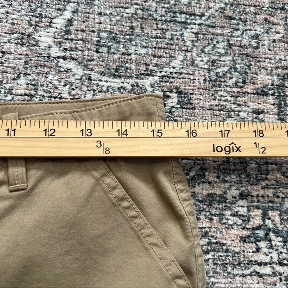 QUINCE Women's Organic Stretch Cotton Twill Utility Pant Light Khaki Size 6 - Picture 13 of 16